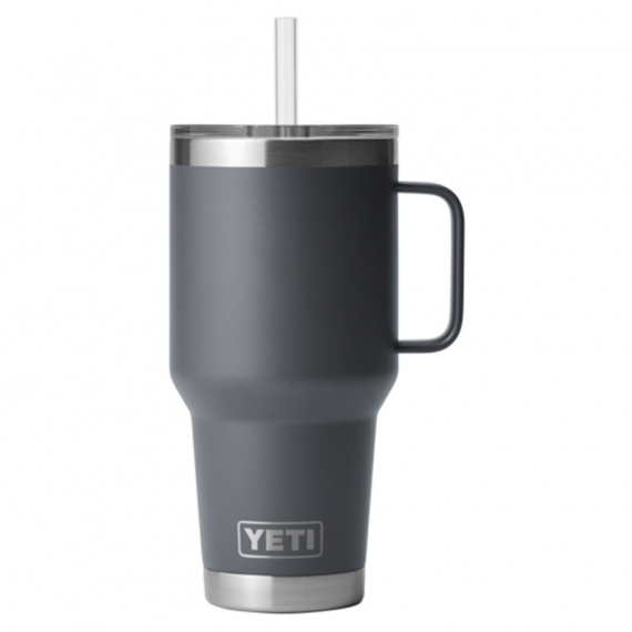 Yeti Rambler 35 Oz Straw Mug - Charcoal dans le groupe Loisirs en plein air / Cuisines camping et ustensiles / Thermos / Mugs Thermos l\'adresse Sportfiskeprylar.se (SKU-0327-CHA)