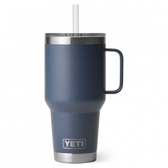 Yeti Rambler 35 Oz Straw Mug - Navy dans le groupe Loisirs en plein air / Cuisines camping et ustensiles / Thermos / Mugs Thermos l\'adresse Sportfiskeprylar.se (SKU-0327-NVY)