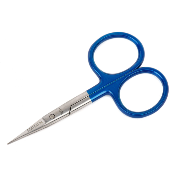 SMHAEN Scissor Straight 4\'\' Tungsten Carbide Fine Blade Blue dans le groupe Accessoires de pêche / Pinces et ciseaux / Ciseaux et coupe-fils l\'adresse Sportfiskeprylar.se (SM-110)