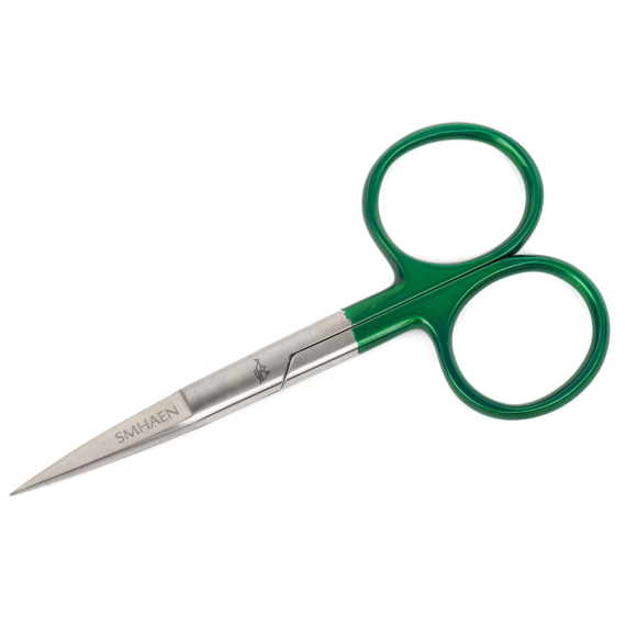 SMHAEN Scissor Straight 4,5\'\' Tungsten Carbide Heavy Green dans le groupe Accessoires de pêche / Pinces et ciseaux / Ciseaux et coupe-fils l\'adresse Sportfiskeprylar.se (SM-114)