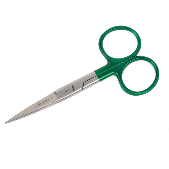 SMHAEN Scissor Straight 5\'\' Tungsten Carbide Heavy Green dans le groupe Accessoires de pêche / Pinces et ciseaux / Ciseaux et coupe-fils l\'adresse Sportfiskeprylar.se (SM-115)