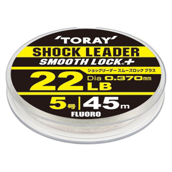 Toray Shock Leader Smooth Lock + dans le groupe Hameçons et terminal tackle / Leaders et Bas de ligne / Bas de ligne / Bas de ligne fluorocarbone l\'adresse Sportfiskeprylar.se (SMOOTHLOCKFLUORO-10LBSr)