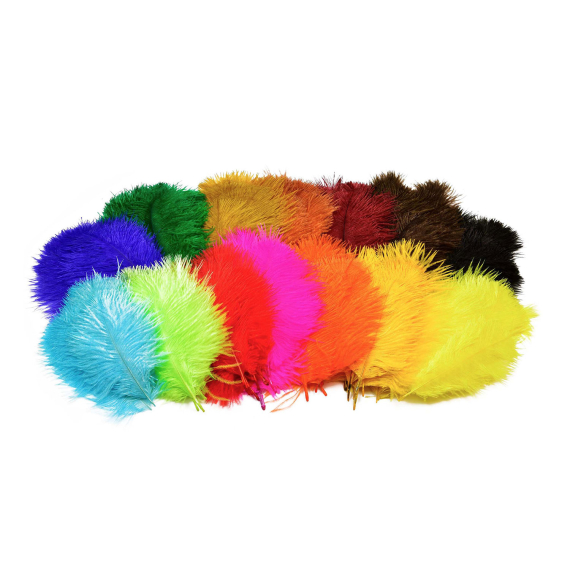 Frödin SNS Ostrich Hackles dans le groupe Hameçons et terminal tackle / Fabrication mouche / Matériel de montage de mouches / Plumes et capes / Autres plumes l\'adresse Sportfiskeprylar.se (SNSOH-01r)