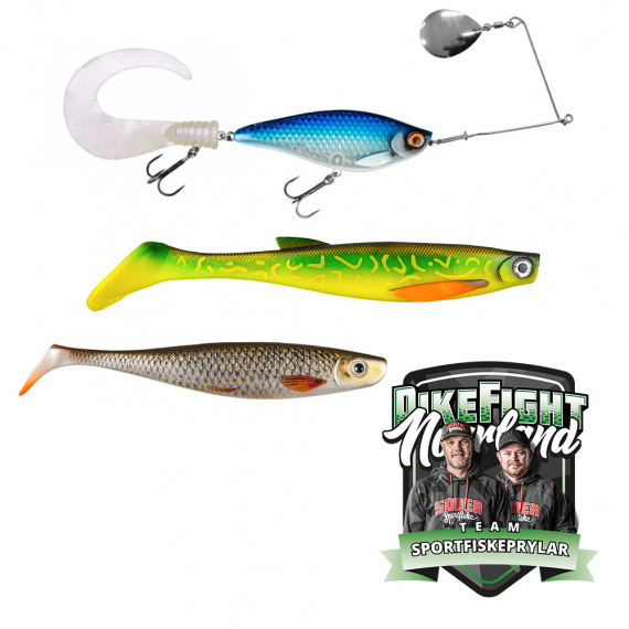 Team Söder Beteskit PikeFight 2020 dans le groupe Leurre de la peche / Kits leurres / Paquet d\'appâts pour brochets l\'adresse Sportfiskeprylar.se (SODBKPF20)