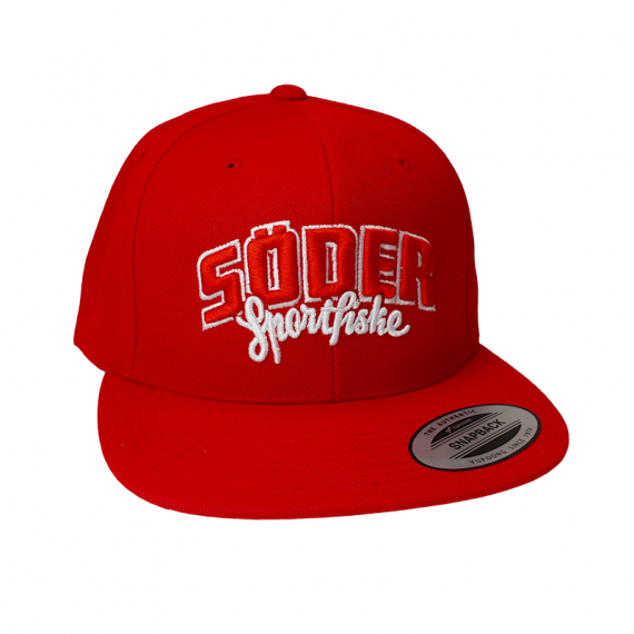 Söder Sportfiske Snapback Red - Original Logo dans le groupe Habits et chaussures / Casquettes et chapeaux / Casquettes / Casquettes snapback l\'adresse Sportfiskeprylar.se (SPECIAL-OL)