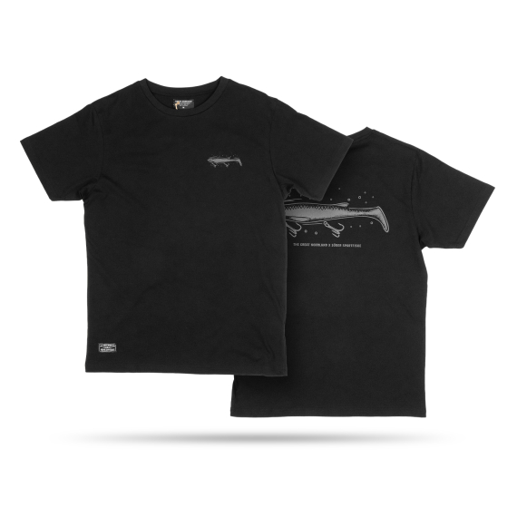 SQRTN x Söder Sportfiske Scout Shad Tee, Black dans le groupe Habits et chaussures / Vêtements / T-shirts l\'adresse Sportfiskeprylar.se (SQSS-001-Sr)
