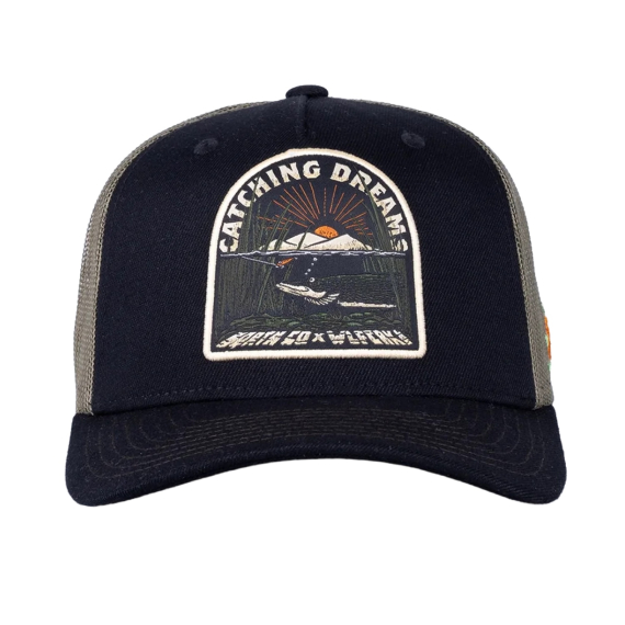 SQRTN X Wolfcreek Lures Dreams Trucker Cap dans le groupe l\'adresse Sportfiskeprylar.se (SQWC-007-OSFA)