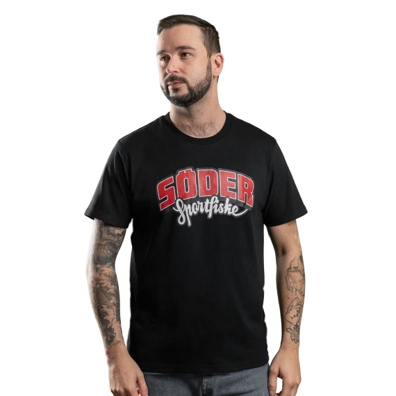 Söder Sportfiske T-shirt Black dans le groupe Habits et chaussures / Habits / T-shirts l\'adresse Sportfiskeprylar.se (SS30007Sr)