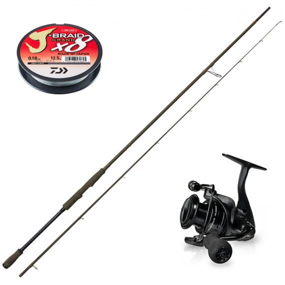 Okuma Pitch Black V2 Savage Gear SG4 Pike Combo dans le groupe Techniques de pêche / Peche carnassier / Combos / Combos spinning l\'adresse Sportfiskeprylar.se (SSPSET-17)