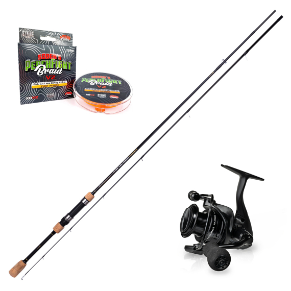 Okuma Pitch Black V2 Sensual Perch Combo dans le groupe Techniques de pêche / Peche carnassier / Combos / Combos spinning l\'adresse Sportfiskeprylar.se (SSPSET-21)