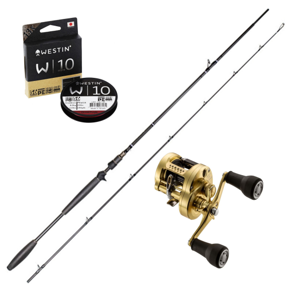 Shimano Calcutta Conquest Westin W10 Pike Combo dans le groupe Kit de pêche / Ensemble casting / Ensemble Baitcaster Brochet l\'adresse Sportfiskeprylar.se (SSPSET-5)