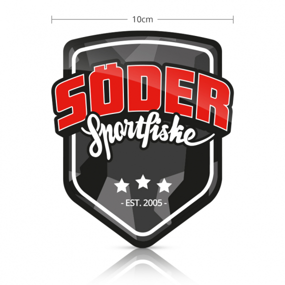 Söder Sticker Shield - Standard dans le groupe Autre / Autocollants l\'adresse Sportfiskeprylar.se (SSS-STANDARD)