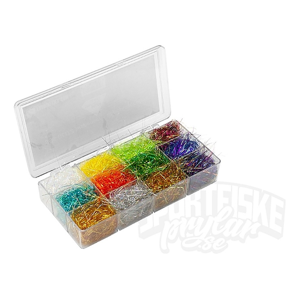 Frödin Dubbingbox Glitz dans le groupe Hameçons et terminal tackle / Fabrication mouche / Matériel de montage de mouches / Dubbing l\'adresse Sportfiskeprylar.se (SSSGLD-DISP)