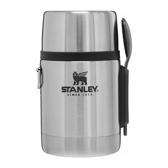 Stanley Mattermos Adventure med sked Rostfritt stål 0,53L dans le groupe Loisirs en plein air / Cuisines camping et ustensiles / Lunchbox et pots hermétiques / Pots hermétiques l\'adresse Sportfiskeprylar.se (ST1001287032)