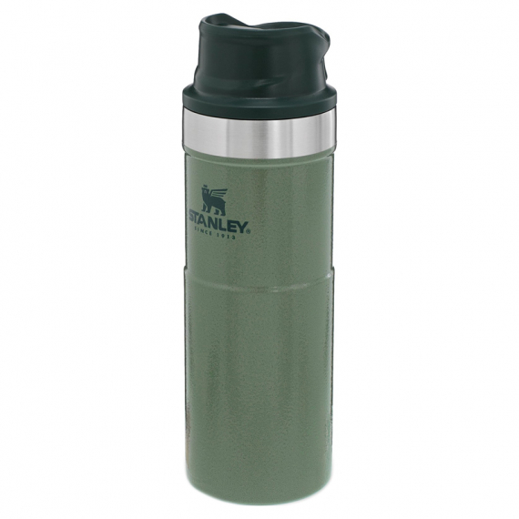 Stanley The Trigger-Action Travel Mug 470ml - Hammertone Green dans le groupe Loisirs en plein air / Cuisines camping et ustensiles / Thermos / Thermos l\'adresse Sportfiskeprylar.se (ST1006439030)