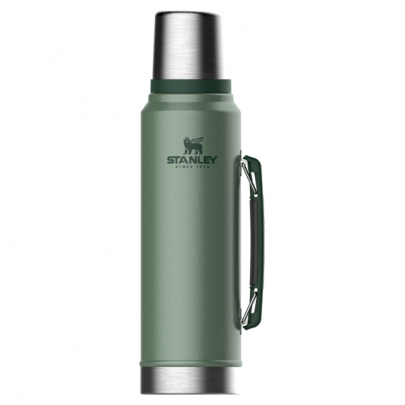Stanley The Legendary Classic Bottle 1.0L - Hammertone Green dans le groupe Loisirs en plein air / Cuisines camping et ustensiles / Thermos / Thermos l\'adresse Sportfiskeprylar.se (ST1008266001)