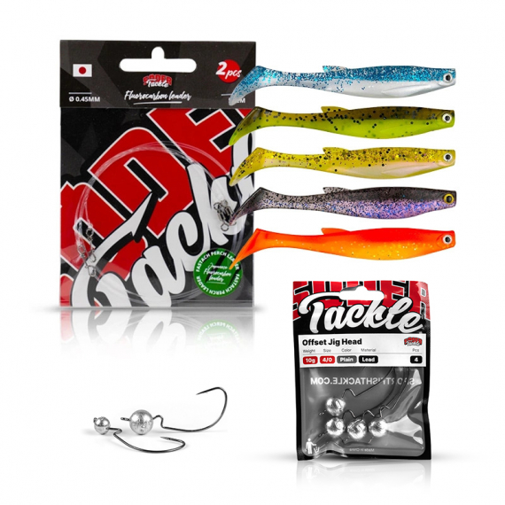 Scout Shad 9 Weedless Bundle dans le groupe Leurre de la peche l\'adresse Sportfiskeprylar.se (STSCS9WLTO)