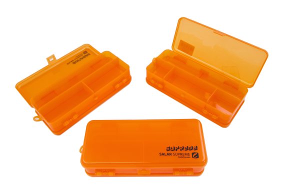 Frödin Salar Supreme Fly Box - Double Slim dans le groupe Stockage / Boite de peche / Boîtes à mouche l\'adresse Sportfiskeprylar.se (SUPB-DM)