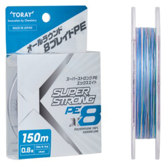 Toray Super Strong Pe X8 150m dans le groupe Lignes de pêche / Tresse peche l\'adresse Sportfiskeprylar.se (SUPERSTRONGPE-13LBSr)