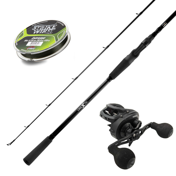 Lake X Pike Casting 8\' 150-250g / Svivlo Combo dans le groupe Kit de pêche / Ensemble casting / Ensemble Baitcaster Brochet l\'adresse Sportfiskeprylar.se (SVIVLOLAKEXPIKESET)