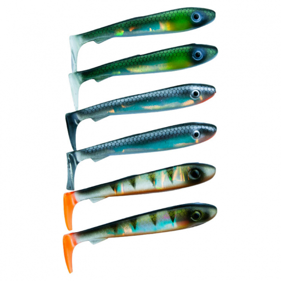 Svartzonker McRubber Bass 8cm (6-pack) dans le groupe Leurre de la peche / Leurre souple / Jigs pour perches et pour sandres l\'adresse Sportfiskeprylar.se (SZ100153r)