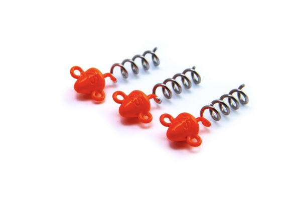 Svartzonker Screw-in-head Fl. Orange (3-pack) dans le groupe Hameçons et terminal tackle / Têtes plombées / Tête plombée à visser l\'adresse Sportfiskeprylar.se (SZ104305r)