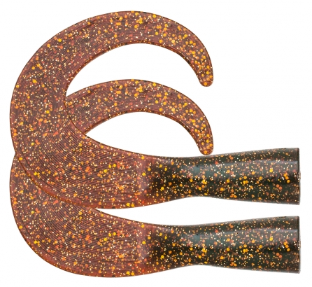 SvartZonker BigTail Junior C10 Motoroil 2-pack dans le groupe Leurre de la peche / Leurre souple / Tails de rechange l\'adresse Sportfiskeprylar.se (SZ106310)