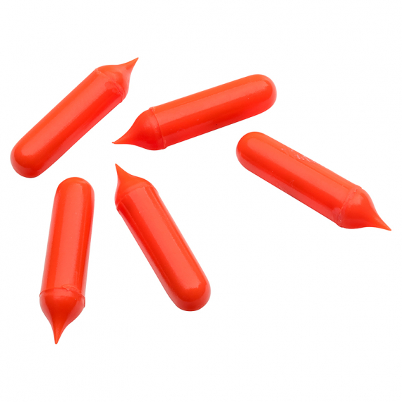 Svartzonker Rasselkammare Fluo Orange 5-Pack dans le groupe Hameçons et terminal tackle / Inserts billes l\'adresse Sportfiskeprylar.se (SZ108101)