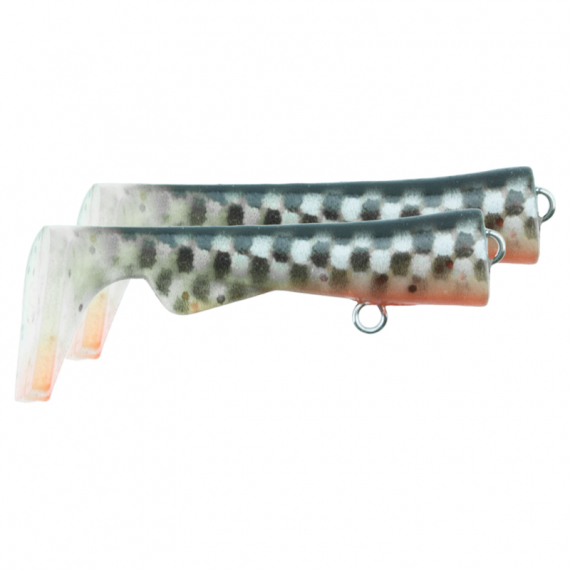 Svartzonker Ugly Louis Junior Paddle Tail (2pcs) - Smokey dans le groupe Leurre de la peche / Pagaies supplémentaires l\'adresse Sportfiskeprylar.se (SZ115155)