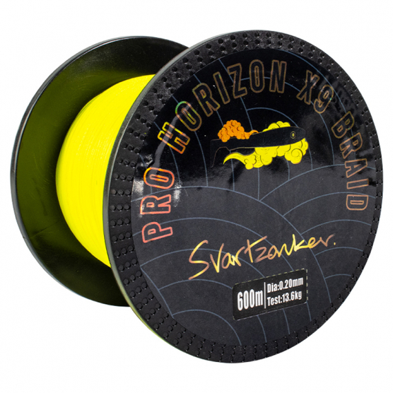 Svartzonker Pro Horizon Braid Yellow 600m dans le groupe Lignes de pêche / Tresse peche l\'adresse Sportfiskeprylar.se (SZ117050r)