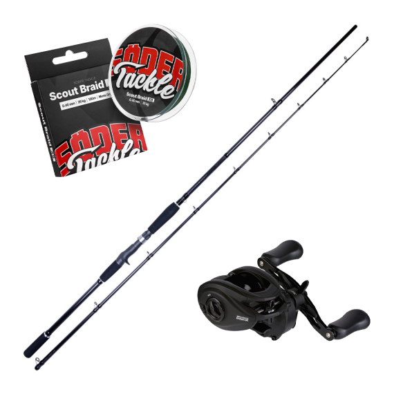 SvartZonker Black Series The Horizon 9\' 1\'\' Casting Combo - 400g dans le groupe Ensembles de pêche / Ensemble casting / Ensemble Baitcaster Brochet l\'adresse Sportfiskeprylar.se (SZBLACKCOMBO)