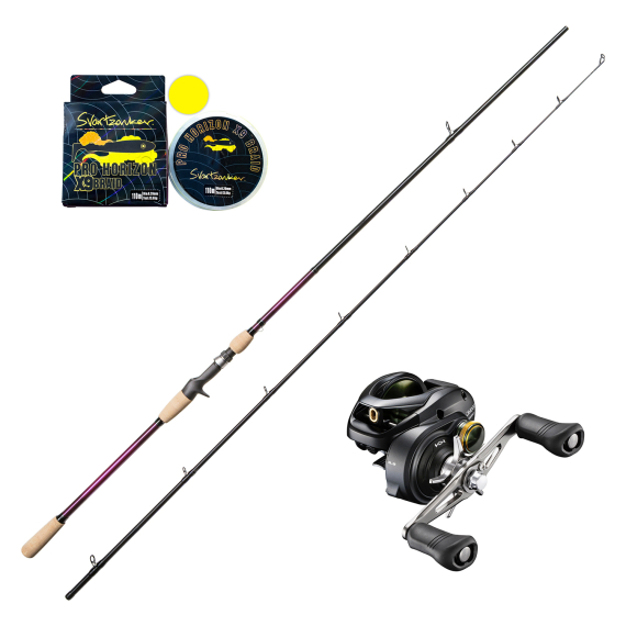 SvartZonker The Force Comfort 8\'6\'\' 30-140g Curado Casting Combo dans le groupe Kit de pêche / Ensemble casting / Ensemble Baitcaster Brochet l\'adresse Sportfiskeprylar.se (SZTHEFORCECURADOCOMBO)