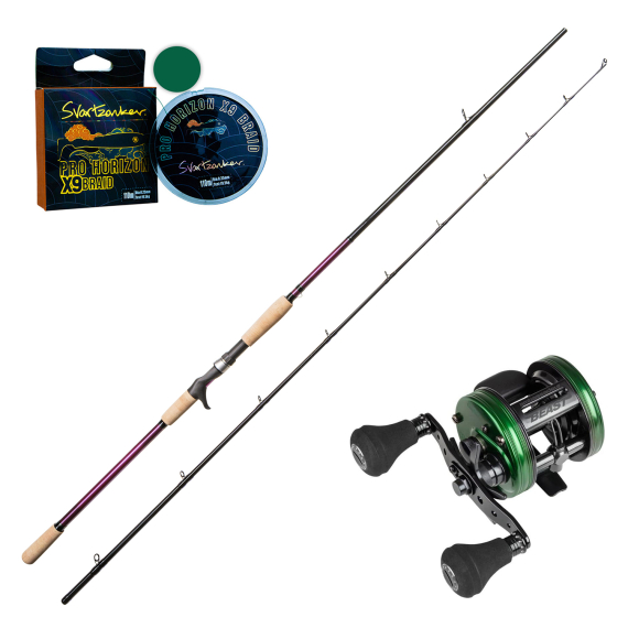 SvartZonker The Force The Deep and Dirty 9\' 60-240g Beast Combo dans le groupe Kit de pêche / Ensemble casting / Ensemble Baitcaster Brochet l\'adresse Sportfiskeprylar.se (SZTHEFORCEDADSET)