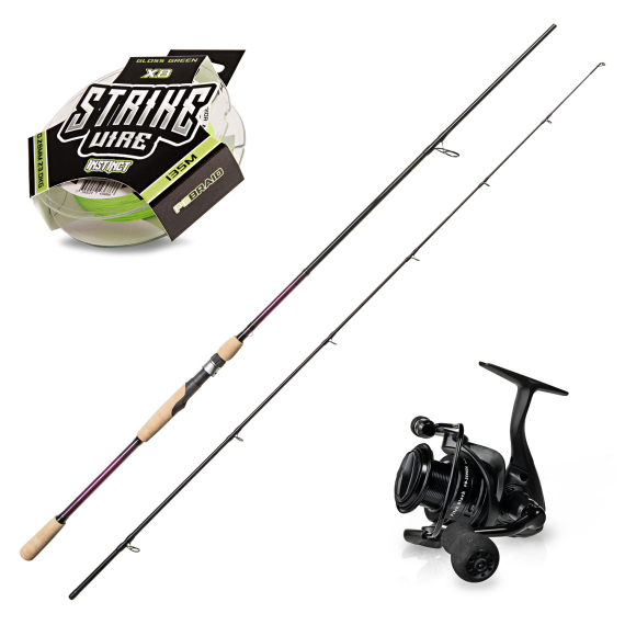 SvartZonker The Force The Wand 8\' 30-110g Pitch Black Spinning Combo dans le groupe Kit de pêche / Combos spinning / Ensemble Spinning Brochet l\'adresse Sportfiskeprylar.se (SZTHEFORCEPITCGBLACK)