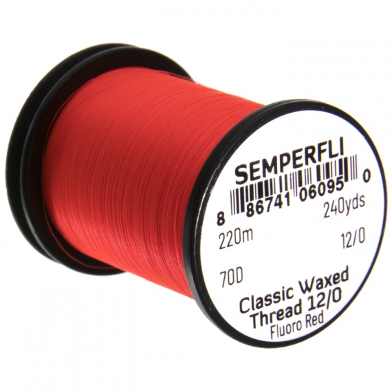 Semperfli Waxed Thread 12/0 - Black dans le groupe Hameçons et terminal tackle / Fabrication mouche / Matériel de montage de mouches / Fil pour mouches l\'adresse Sportfiskeprylar.se (Sem-0300-2000r)