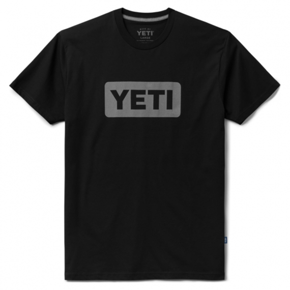 Yeti Logo Badge Premium T-Shirt Black dans le groupe Habits et chaussures / Habits / T-shirts l\'adresse Sportfiskeprylar.se (T009B-Sr)