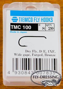 Tiemco 100 Dry Fly dans le groupe Hameçons et terminal tackle / Hameçons / Hameçons mouche l\'adresse Sportfiskeprylar.se (T100r)