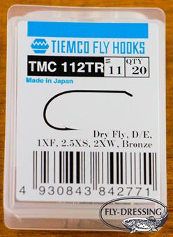 Tiemco 112 Trout Dry Fly, Extra Wide #11 dans le groupe Hameçons et terminal tackle / Hameçons / Hameçons mouche l\'adresse Sportfiskeprylar.se (T112TR-11)