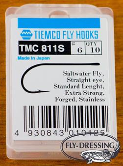 Tiemco 811S Saltwater #6 dans le groupe Hameçons et terminal tackle / Hameçons / Hameçons mouche l\'adresse Sportfiskeprylar.se (T811S-6)