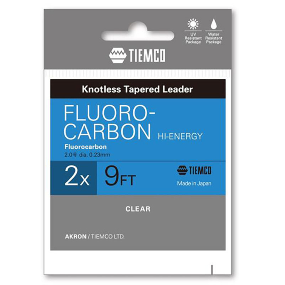 Tiemco Fluorcarbon Taperad Tafs Hi-energi 9ft dans le groupe Hameçons et terminal tackle / Leaders et Bas de ligne / Leaders prêts à l\'emploi / Queues de rat l\'adresse Sportfiskeprylar.se (TAFLH9-0Xr)