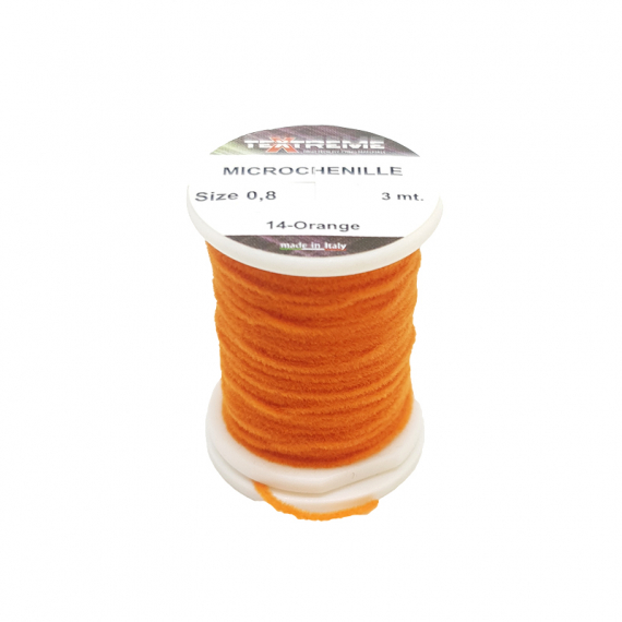 Micro Chenille 0,8mm - Orange dans le groupe Hameçons et terminal tackle / Fabrication mouche / Matériel de montage de mouches / Yarn et chenille l\'adresse Sportfiskeprylar.se (TE-SMC-14)