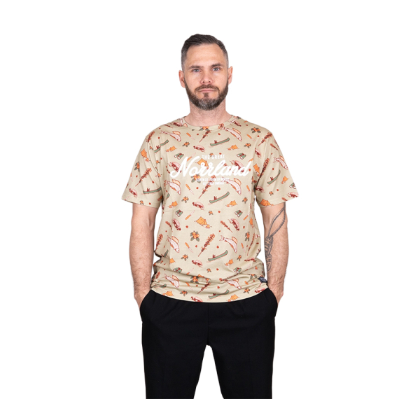 SQRTN Great Norrland T-shirt Mountain Khaki dans le groupe Habits et chaussures / Vêtements / T-shirts l\'adresse Sportfiskeprylar.se (TEE-522-Sr)