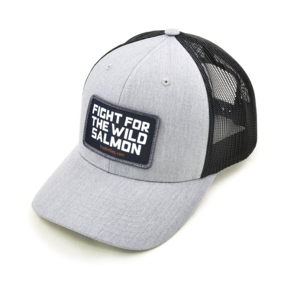 Frödin Flies Light Grey/Black Wild Salmon Trucker Hat dans le groupe Habits et chaussures / Casquettes et chapeaux / Casquettes / Casquettes trucker l\'adresse Sportfiskeprylar.se (TH-WGB)