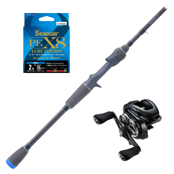 AAVA Tiraphene 7\'4\'\' 6-25g Heavy Jigging Combo dans le groupe Kit de pêche / Ensemble casting / Ensemble Casting Perche l\'adresse Sportfiskeprylar.se (TIRAPHENEMETANIUMSCCOMBO)