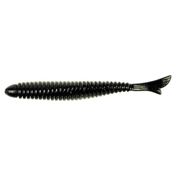 Baitbreath U30 Fish Tail Ringer 9cm - Solid Black dans le groupe Leurre de la peche / Leurre souple / Jigs pour perches et pour sandres l\'adresse Sportfiskeprylar.se (TRA-BB132)