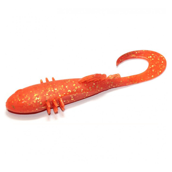 Baitbreath BeTanCo Curly 7,6cm - Orange/Gold dans le groupe Leurre de la peche / Leurre souple / Jigs pour perches et pour sandres l\'adresse Sportfiskeprylar.se (TRA-BB223)