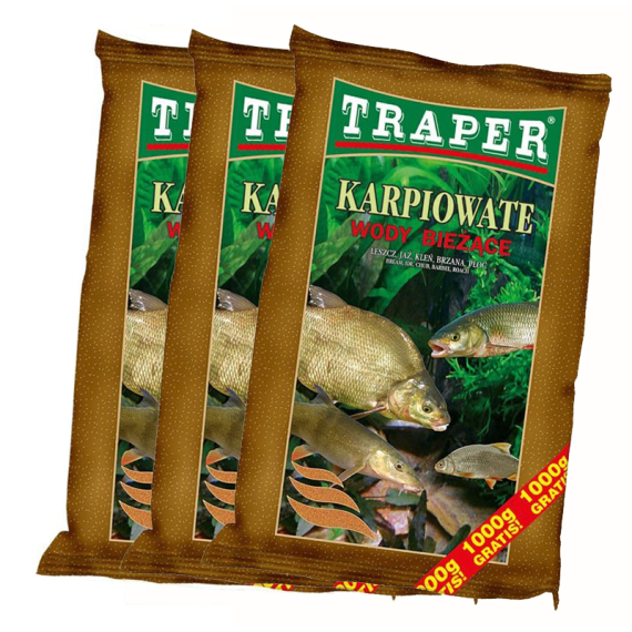 Traper Groundbait Mix 2,5kg x3 dans le groupe Leurre de la peche / Bouillettes, esches et amorce / Amorces l\'adresse Sportfiskeprylar.se (TRAPERGROUNDBAITPACK)