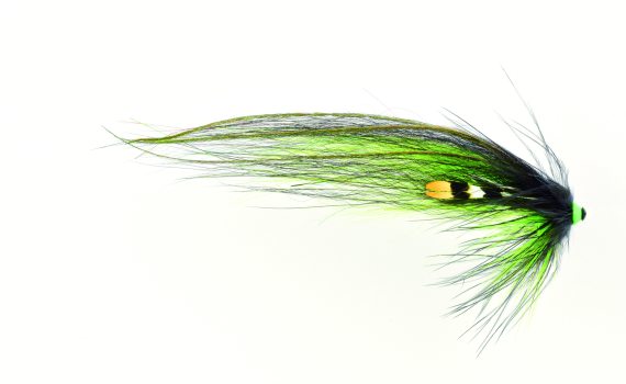 Frödin TTT Nobody Series - Black Green Helmet dans le groupe Leurre de la peche / Mouches / Mouches à saumon l\'adresse Sportfiskeprylar.se (TSBGr)