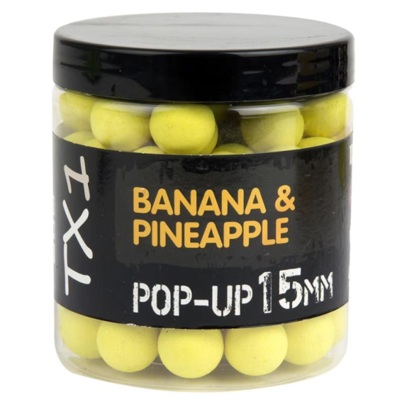 Shimano TX1 Banana & Pineapple Pop-up dans le groupe Leurre de la peche / Bouillettes, esches et amorce / Popups & Wafters l\'adresse Sportfiskeprylar.se (TX1BPPU1250r)