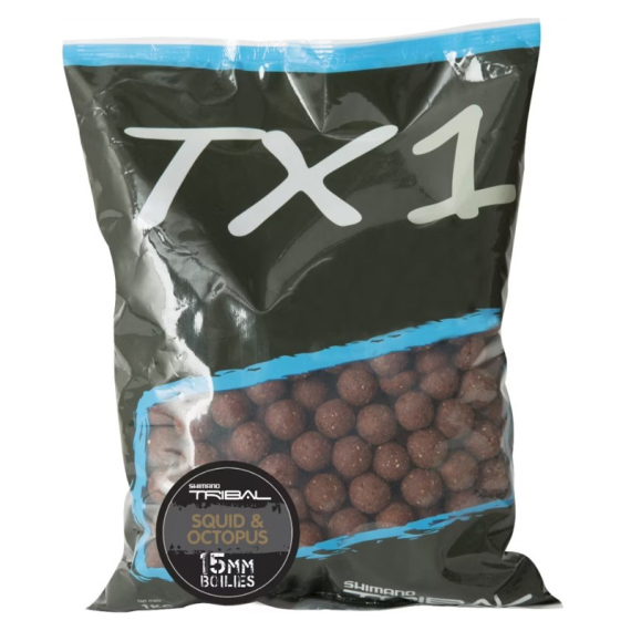 Shimano TX1 Squid & Octopus Boilies 1kg dans le groupe Leurre de la peche / Bouillettes, esches et amorce / Bouillette, bouillette carpe l\'adresse Sportfiskeprylar.se (TX1SOB201000r)